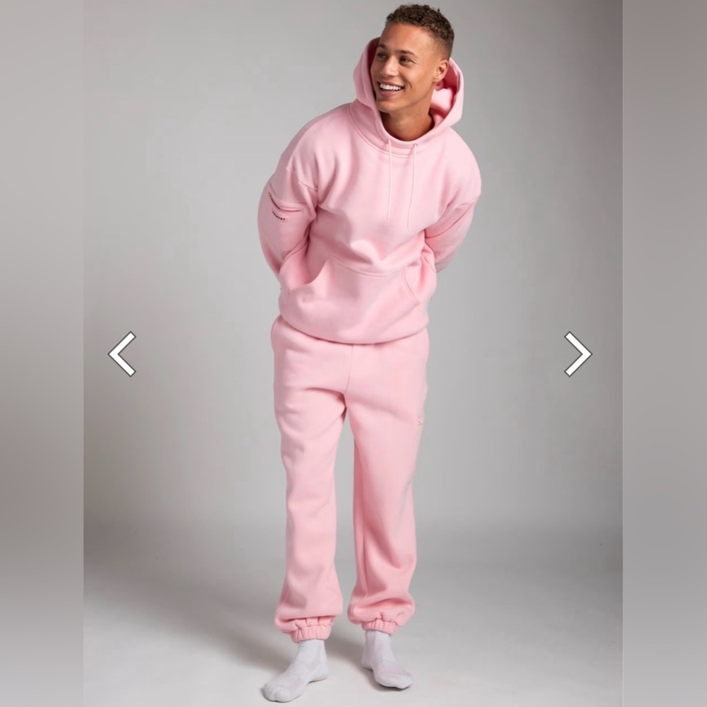 Comfrt Petal Pink Airplane Mode Hoodie and Joggers - Picture 8 of 10